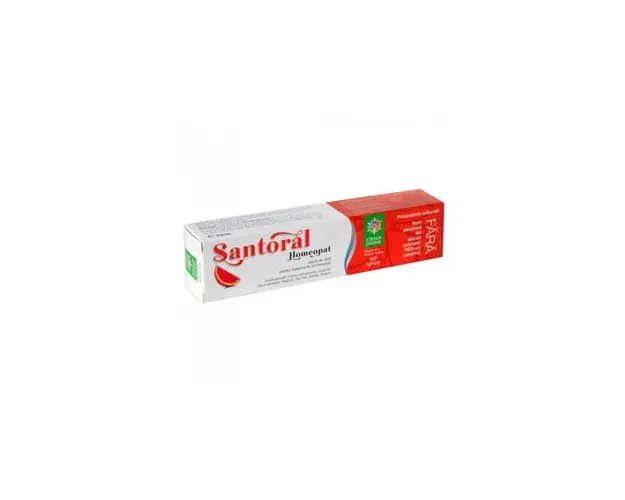 Santoral Homeopat pasta de dinti, 75ml - Steaua Divina
