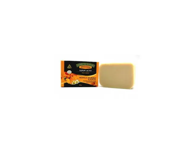 Sapun Activ Ten Curat cu propolis, galbenele, musetel si camphor,