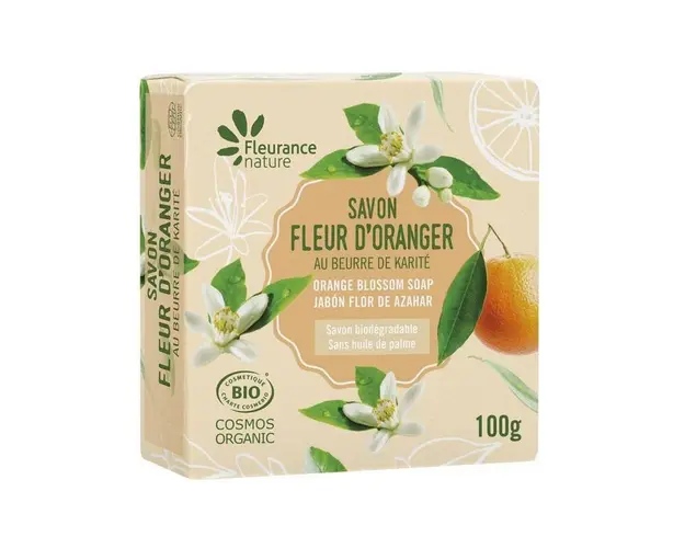 Sapun cu unt de shea si parfum de flori de portocal, 100g -