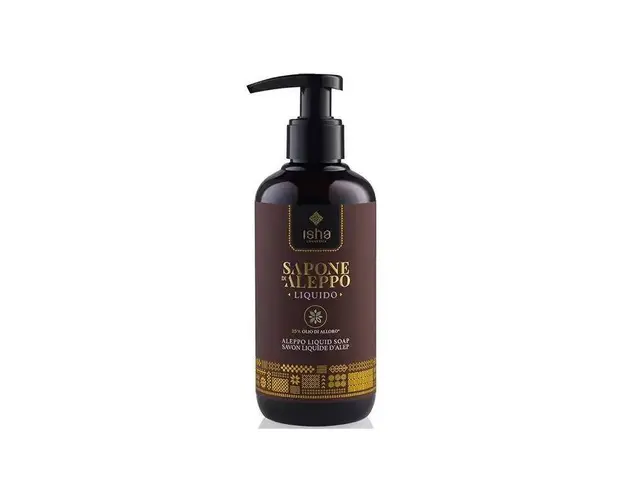 Sapun de alep lichid cu 25% ulei de dafin, 500 ml, Isha