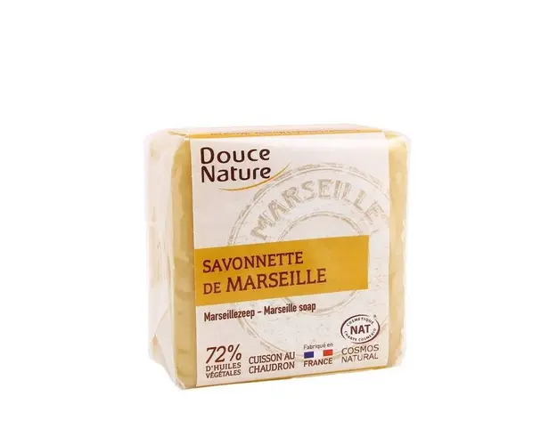 Sapun de Marsilia alb, 100g - Douce Nature