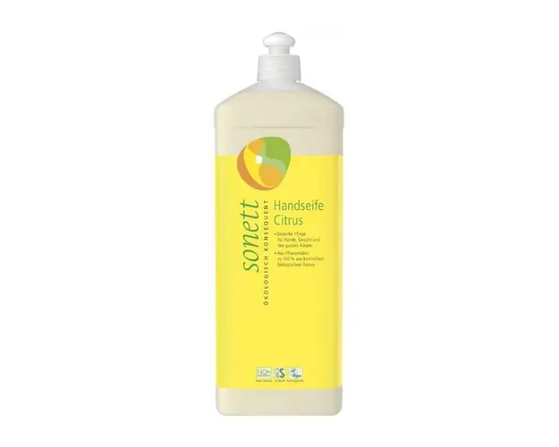 Sapun lichid cu lamaie pentru maini si corp Eco-Bio 1L - Sonett
