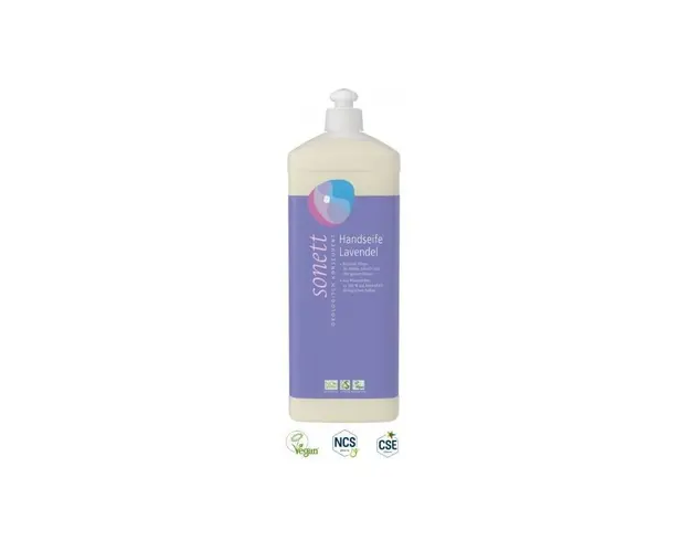 Sapun lichid cu lavanda pentru maini si corp Eco-Bio 1L - Sonett