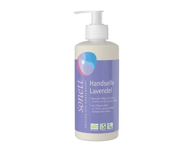 Sapun lichid cu lavanda pentru maini si corp Eco-Bio 300ml - Sonett