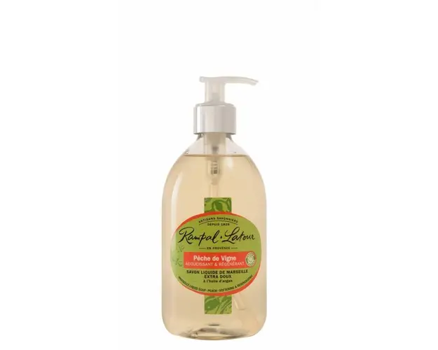 Sapun lichid de marsilia cu piersica, 500ml - Rampal Latour