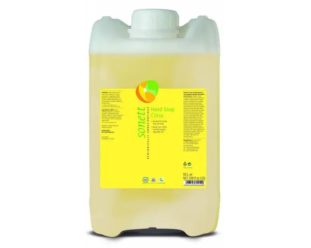Sapun lichid si gel de dus ecologic lamaie, 10l - Sonett