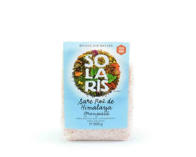 Sare De Himalaya Grunjoasa 500g Solaris