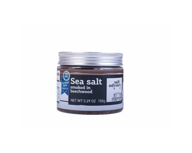 Sare de mare, afumata in fag, 150g - Salt Odyssey