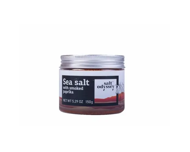 Sare de mare, cu paprika afumata, 150g - Salt Odyssey