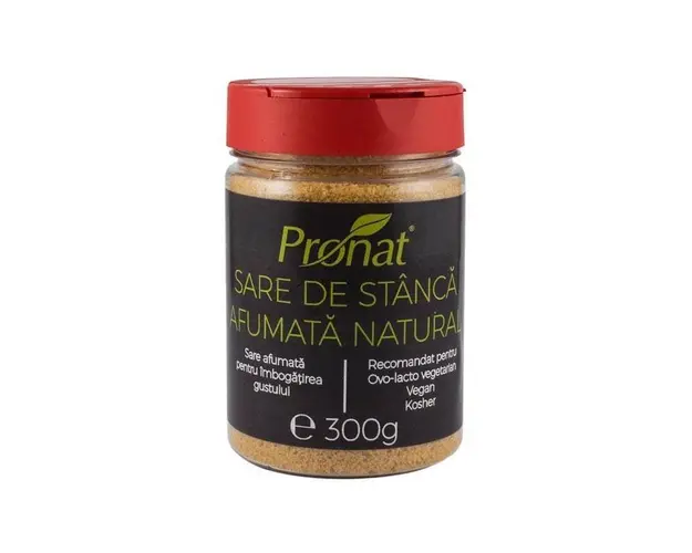 Sare de stanca afumata natural, 300g - Pet - Pronat