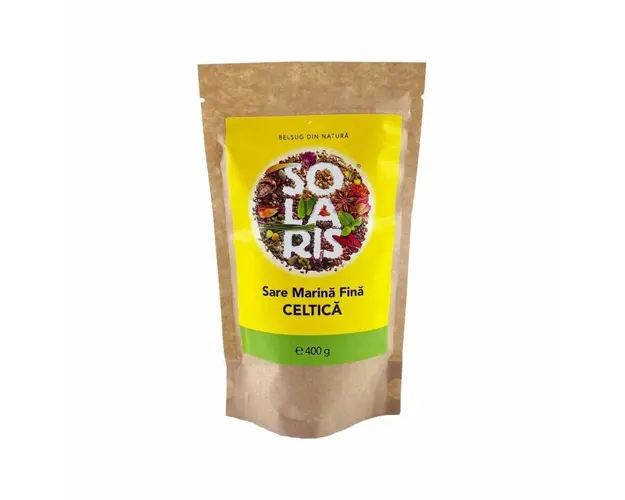 Sare marina fina celtica, 500 g, Solaris