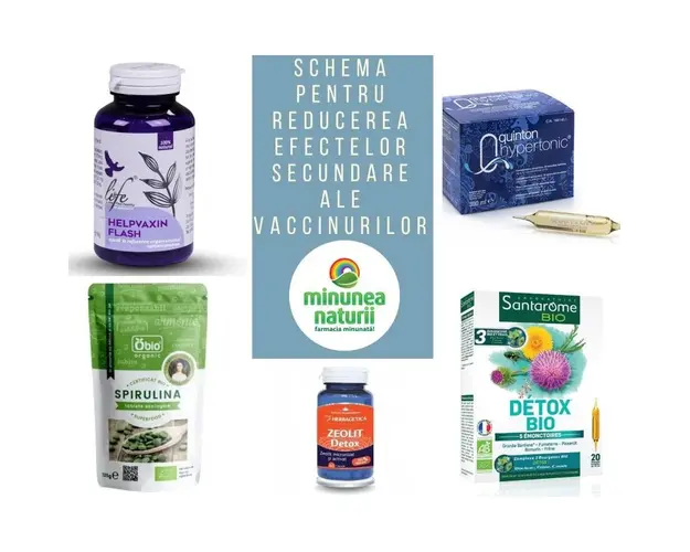 Schema detoxifiere si reducerea efectelor secundare ale vaccinurilor