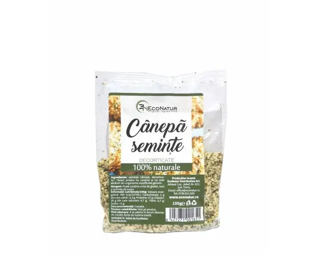 Seminte canepa decorticate, 100g - Econatur