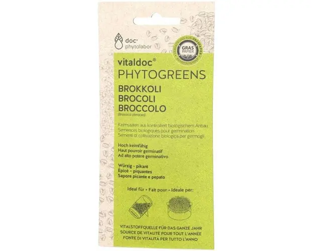 Seminte de broccoli pentru germinat Eco-Bio 50g - Doc Phytolabor