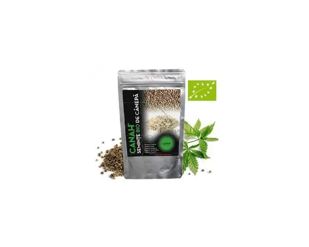 Seminte de canepa decorticate eco-bio 300g Canah