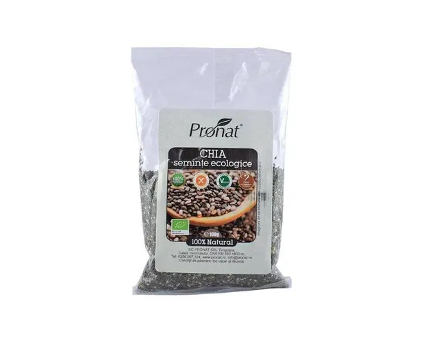 Seminte de Chia - eco-bio 100g - Pronat