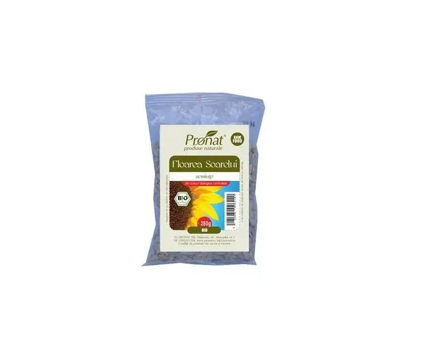 Seminte de floarea soarelui - eco-bio 250g - Pronat