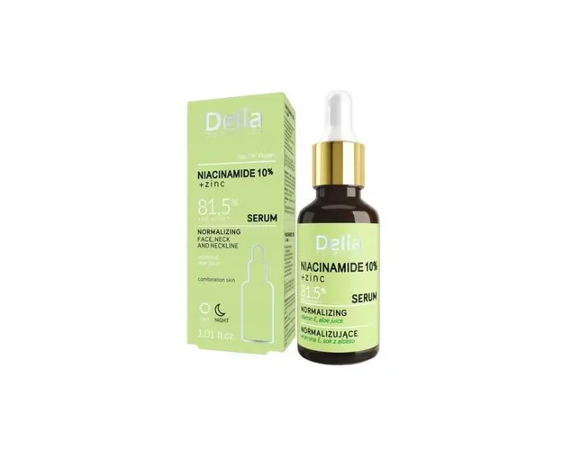 SER NIACINAMIDE 10% + ZN, ZI Si NOAPTE, FATA Si DECOLTEU 30ML -