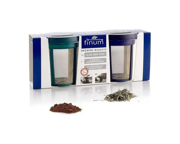 Set de 2 filtre universale de marimea M, verde si albastru -