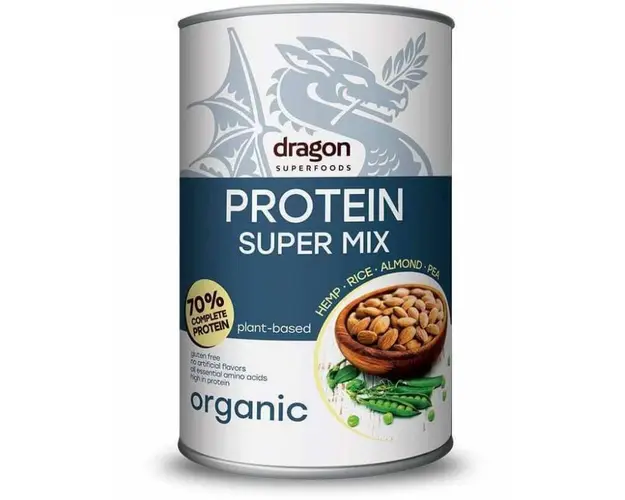 Shake proteic super mix, eco-bio, 500g - Dragon Superfoods