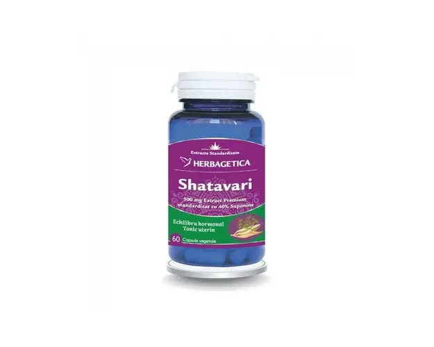 SHATAVARI - reglator hormonal, 60 capsule, Herbagetica