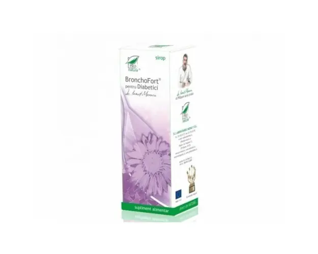 Sirop Bronchofort pentru diabetici, 100ml - MEDICA