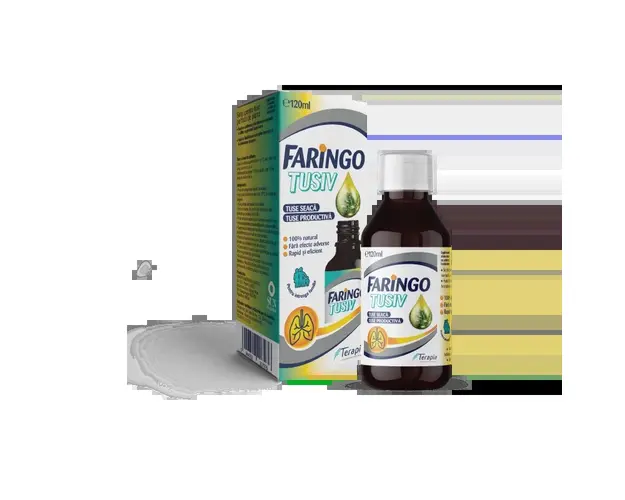 Sirop Faringo Tusiv, 120ml, Terapia