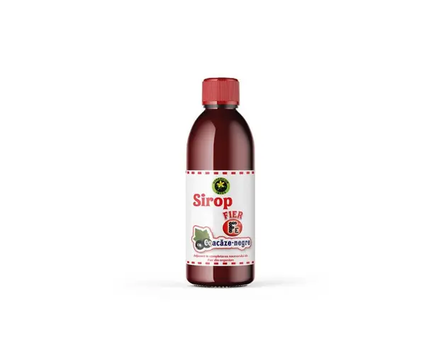 Sirop fier cu coacaze negre, 500ml - Hypericum