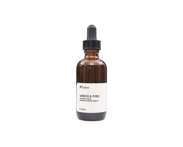 Solutie Tonica impotriva caderii parului cu Urzica si Chilli 60ml,