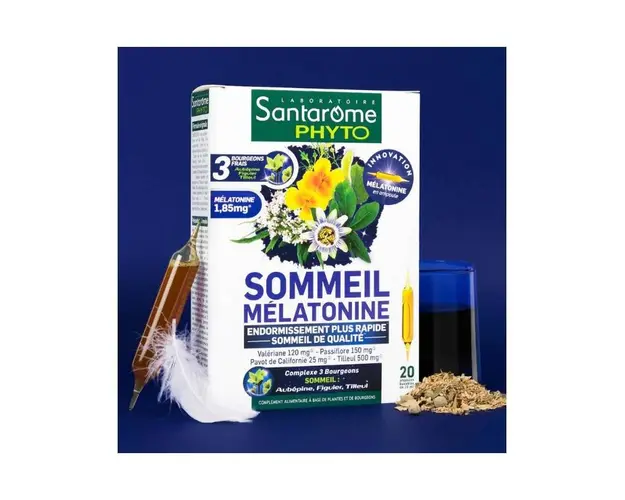 SOMMEIL Melatonina, 20 Fiole - SANTAROME