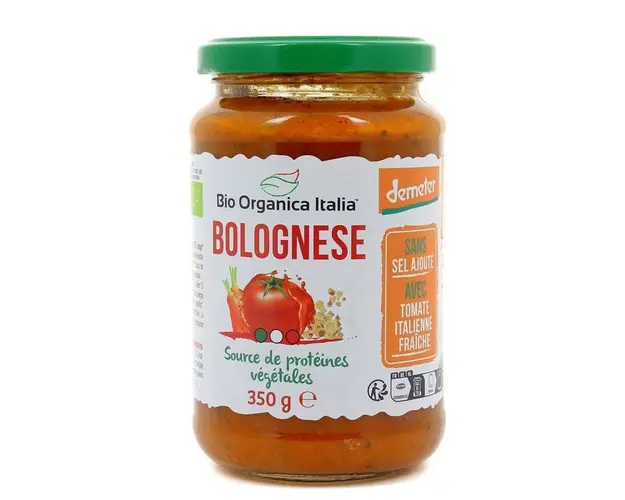 Sos bolognese vegetal, 350g - Bio Organica Italia