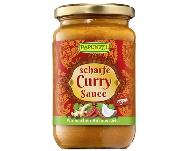 Sos curry iute, vegan, eco-bio, 340 g, Rapunzel