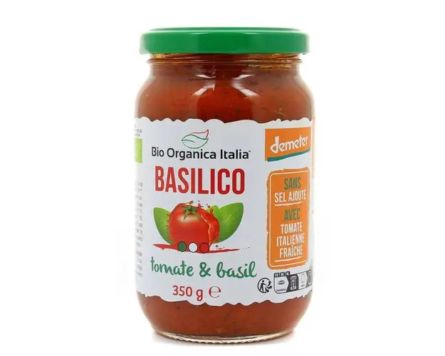 Sos de rosii cu busuioc, 350g - Bio Organica Italia