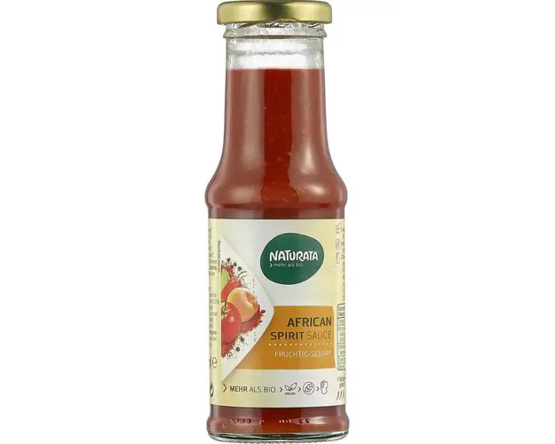 Sos iute in stil african, fara gluten, eco-bio, 210 ml, Naturata