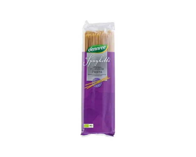 Spaghete din grau dur integral, eco-bio, 500g - Dennree