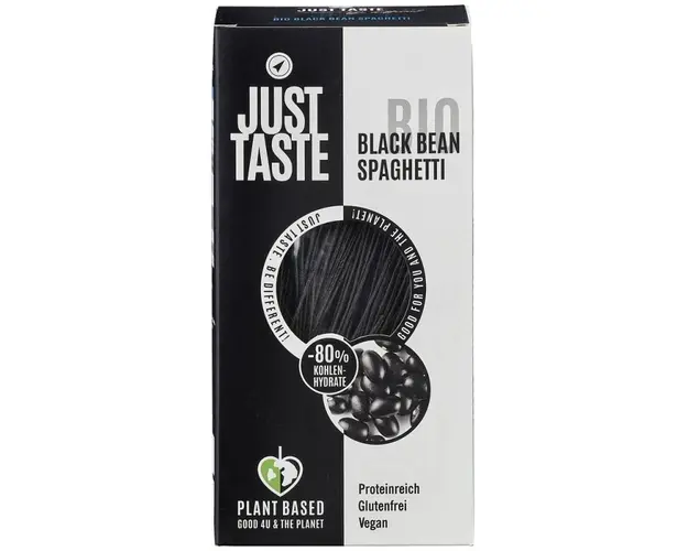 Spaghete proteice din fasole neagra, fara gluten eco-bio, 250g -