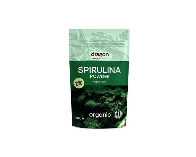 Spirulina pulbere eco-bio 200g - Dragon Superfoods