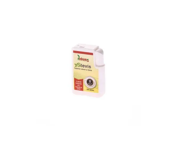 Stevis indulcitor natural din stevie 200cpr. - Adams Vision