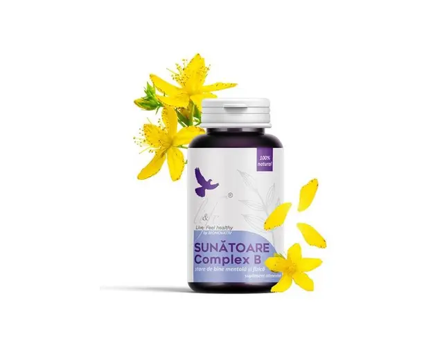 Sunatoare, Complex B, 60 capsule - LIFE BIO