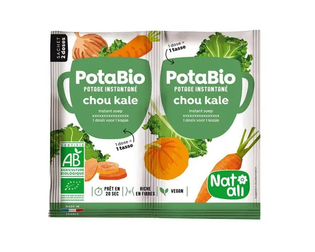 Supa instant cu varza kale si legume Eco-Bio 2 x 8.5g - Nat-ali