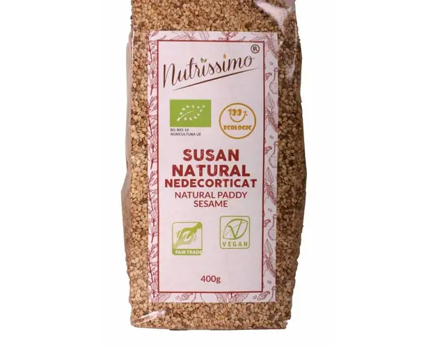 Susan natural nedecorticat, eco-bio, 400g - Nutrissimo