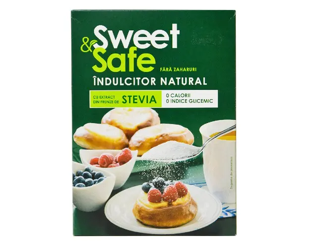 Sweet&amp;Safe - Stevia indulcitor natural 350g - Sly
