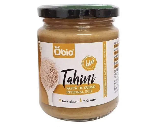 Tahini pasta de susan integral, eco-bio, 250g - Obio