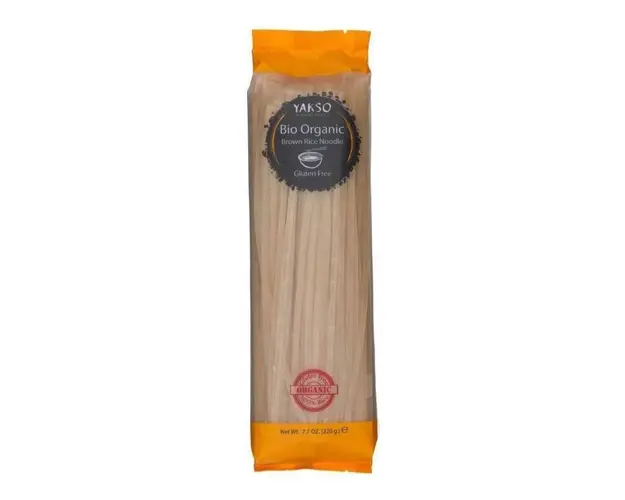Taitei din orez brun, eco-bio, 220g - Yakso