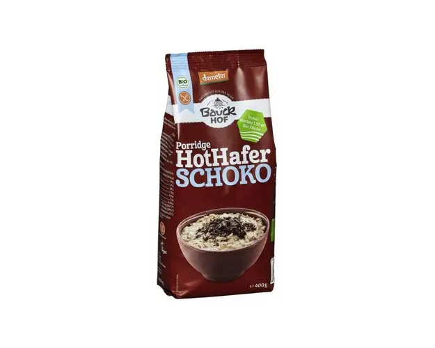 Terci de ovaz cu ciocolata, fara gluten, eco-bio, 400g - Bauck Hof