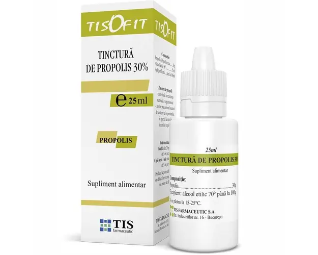 Tinctura de Propolis Tisofit, 25ml - Tis Farmaceutic
