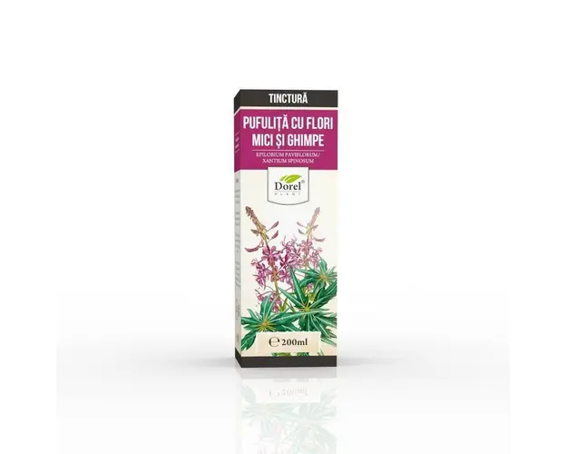 Tinctura de pufulita cu flori mici si ghimpe, 200 ml, Dorel Plant
