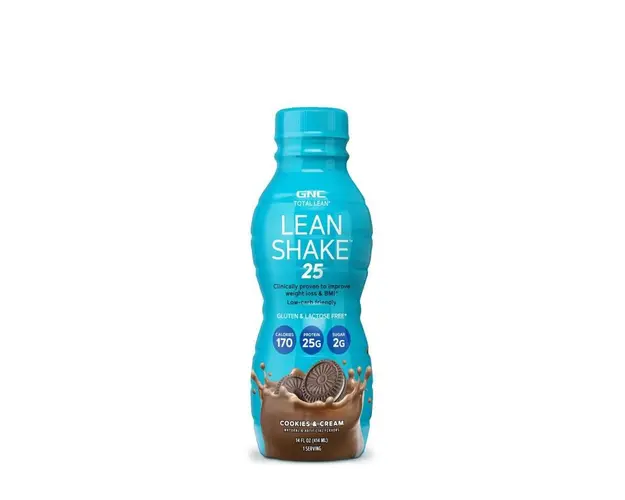 Total lean lean shake 25, shake proteic rtd cu aroma de biscuiti cu