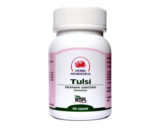 Tulsi 500mg, 60cps - Herba Ayurvedica