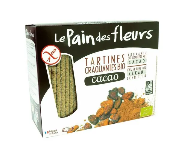 Turte crocante cu cacao - fara gluten 150g eco-bio Le pain des fleurs